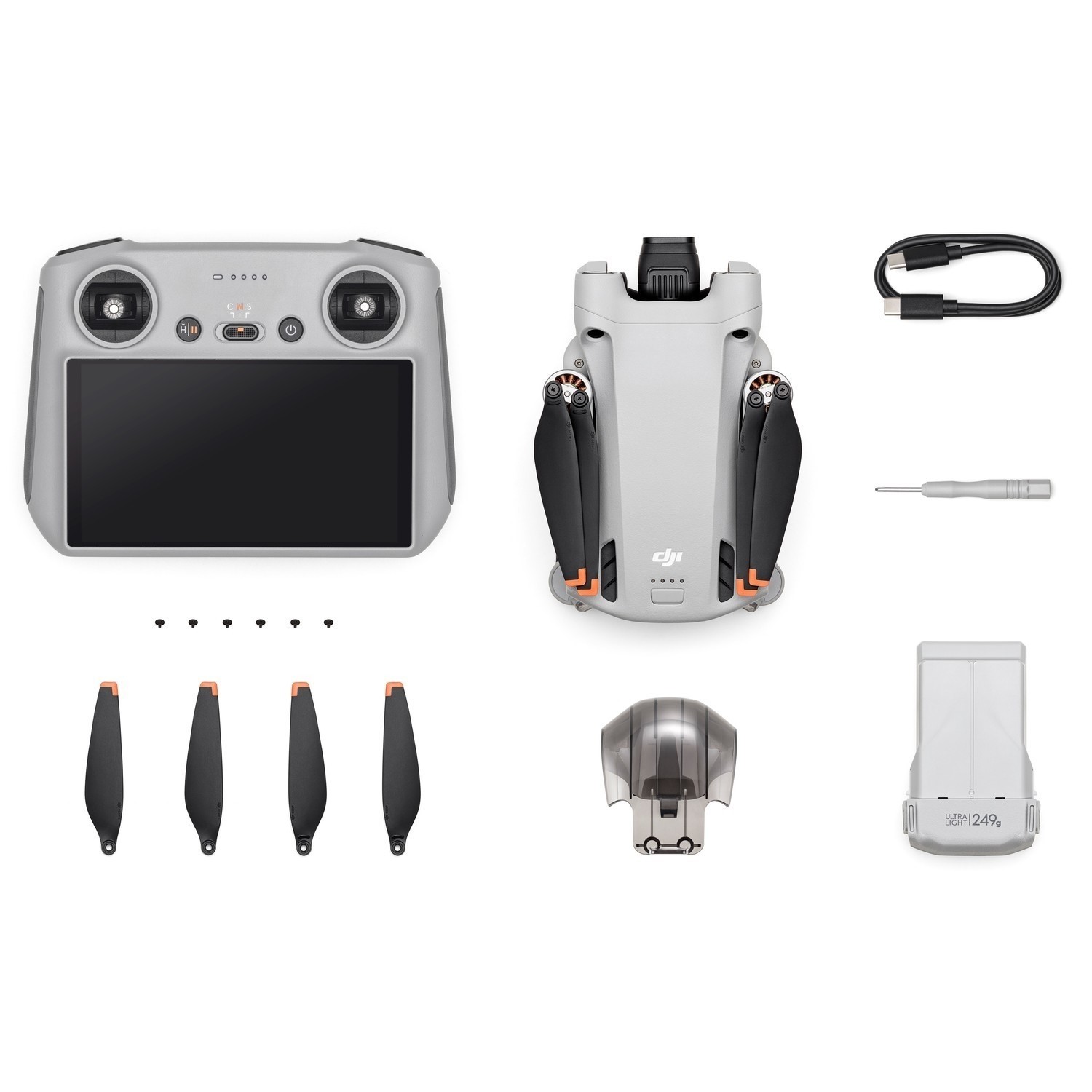 DJI Air 3 Drone Fly More Combo with RC 2 Remote Controller - Grey