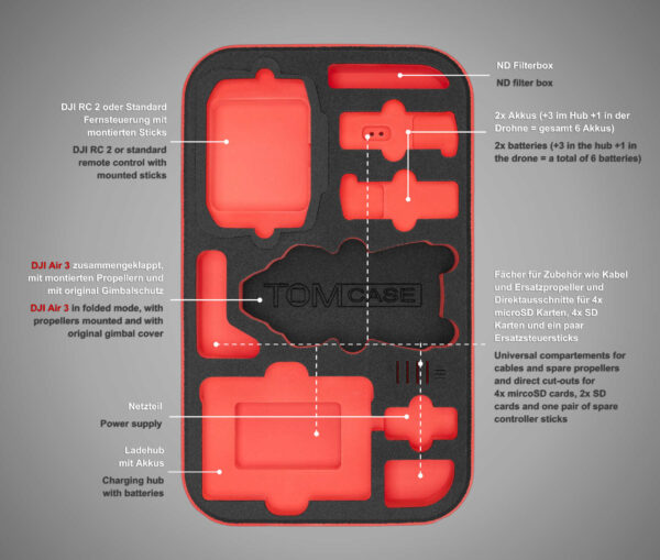 DJI AIR 3 Large Travel Edition Rucksack - Image 2