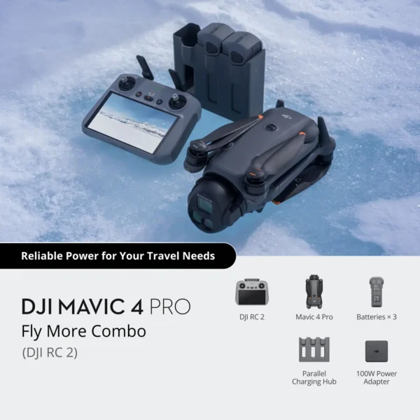 DJI Mavic 4 Pro Drone Fly More Combo With RC 2 Controller - Image 6