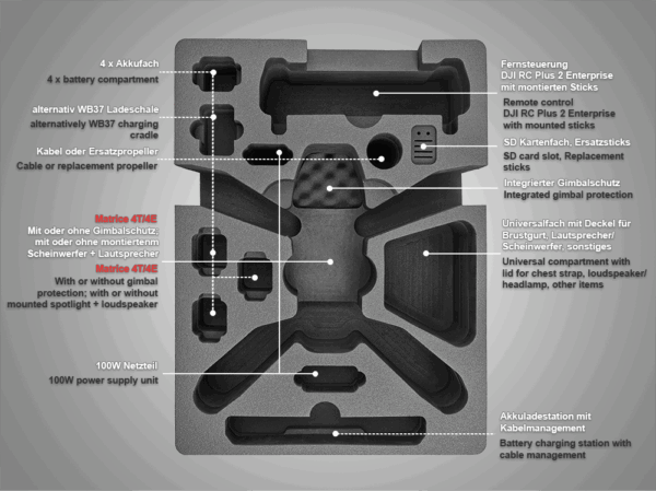 DJI Matrice 4T/4E Ready to Fly case - XT540 - Image 2