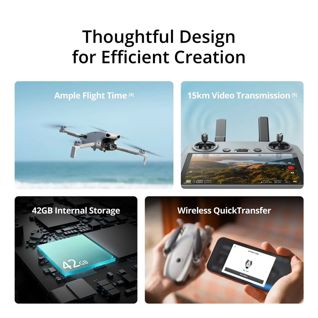 DJI Lito X1 Fly More Combo Plus with DJI RC 2 - Image 5