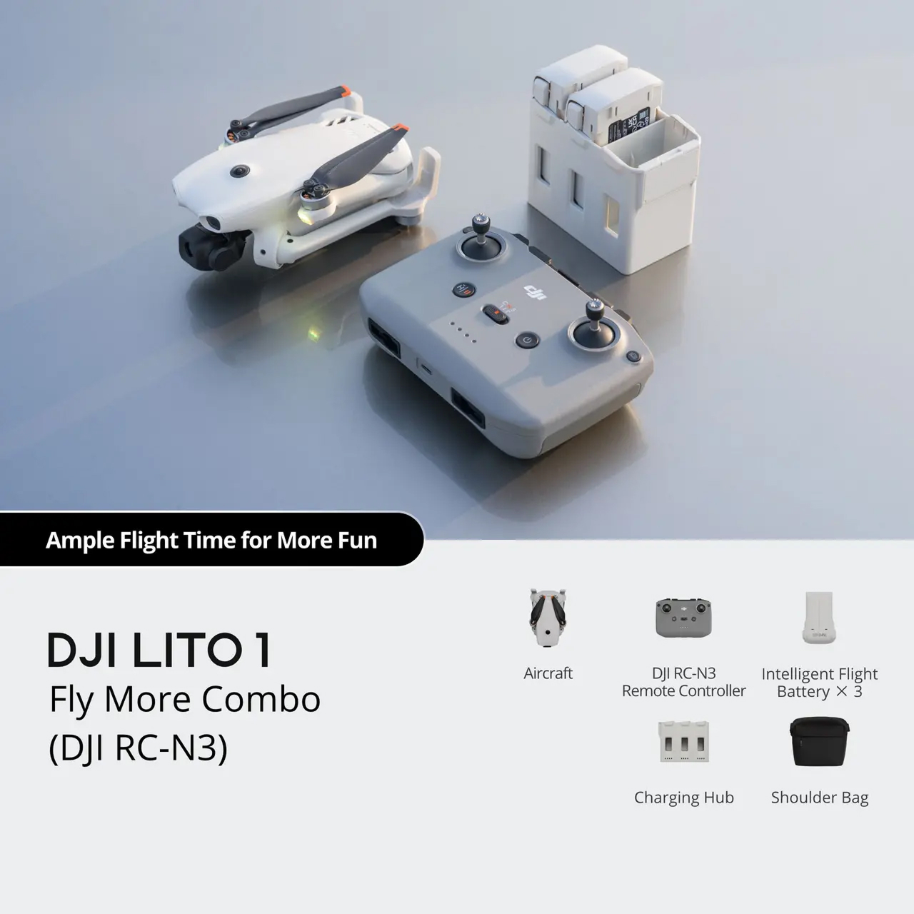 DJI Lito X1 Fly More Combo Plus with DJI RC 2 - Image 2